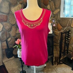 NWT-KAREN Scott Pink Sleeveless Top